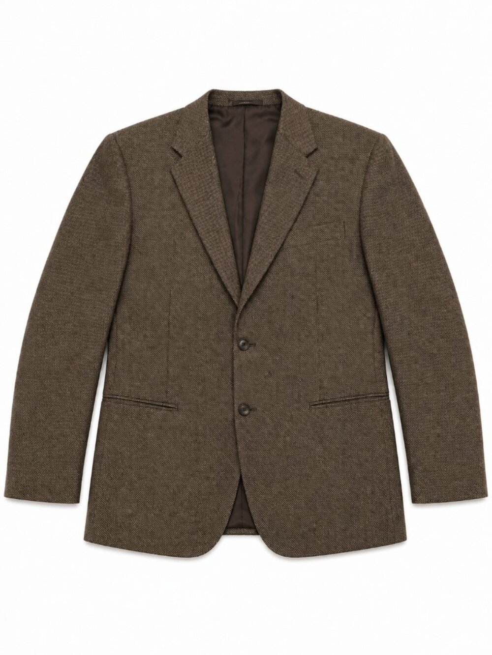 Armani Collezioni Wool & Silk Blend Sport Coat in Brown Size 44R